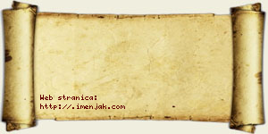 Denis Adamović vizit kartica